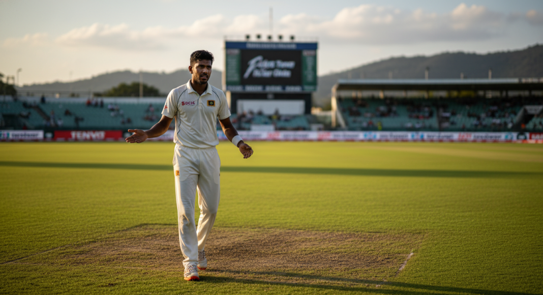 ब्रूक के 'सबसे खराब पिच' वाले बयान पर असलंका ने उठाए सवाल