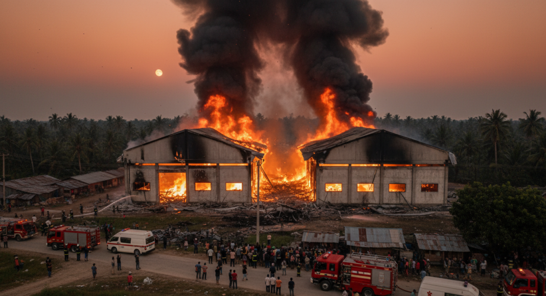 बंगाल के दक्षिण 24 परगना में दो गोदामों में भीषण आग, छह लोग लापता