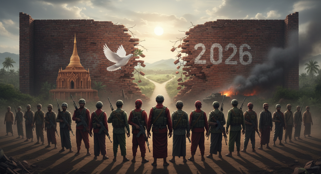 2026 में निर्णायक मोड़ पर पहुंचेगा म्यांमार का गृहयुद्ध