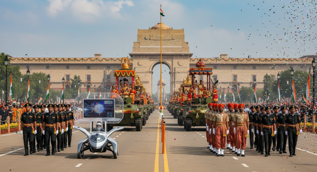 77वें गणतंत्र दिवस परेड में ऐतिहासिक पदार्पण