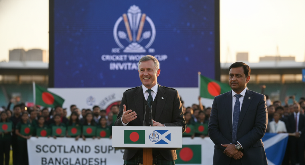 वर्ल्ड कप का न्योता मिलने पर स्कॉटलैंड प्रमुख बोले- हमें बांग्लादेश से सहानुभूति है