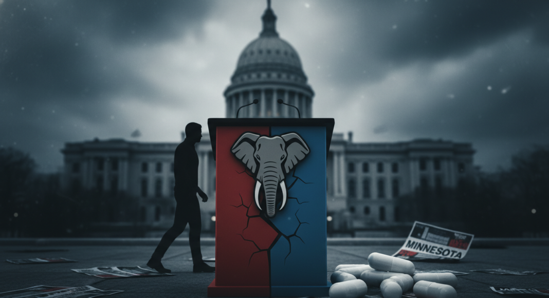 प्रेट्टी गोलीकांड पर रिपब्लिकन के रुख के कारण मिनेसोटा के उम्मीदवार चुनाव से हटे