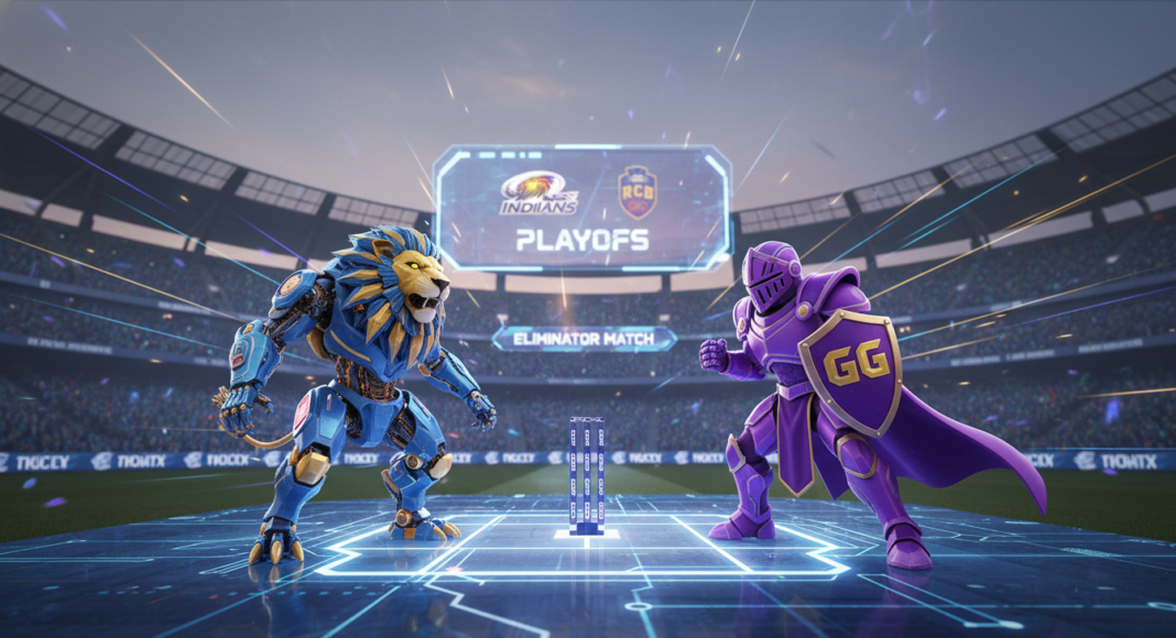 प्लेऑफ में RCB के साथ जगह के लिए MI और GG में भिड़ंत